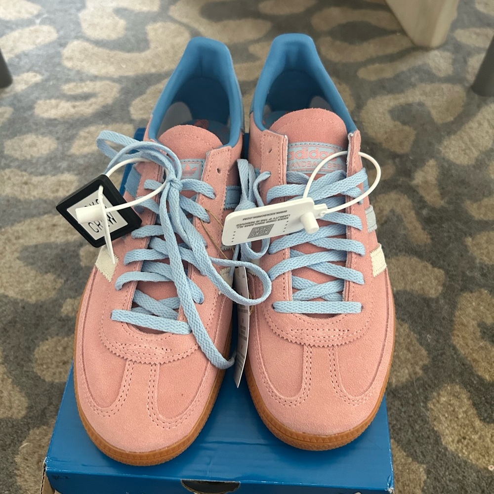 Adidas Spezial Pink and Blue Sneakers - Picture 2 of 7